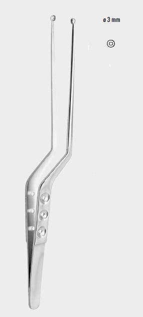 Пінцет ЯСАРГІЛА (YASARGIL) для затискання пухлин, ø 3 мм (mm), 22 см (cm)